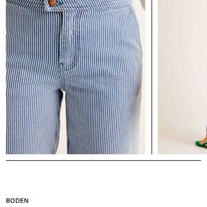 Boden Blue Striped Women’s Pants
